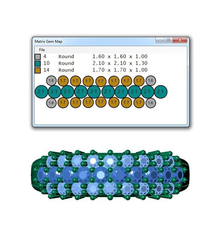 Ring202 elegant gold diamond ring 3D print model_6