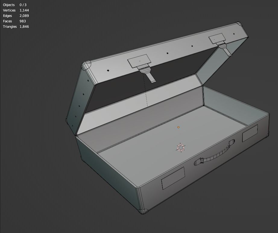 Mobile Asset - Brief Case 3D model_2