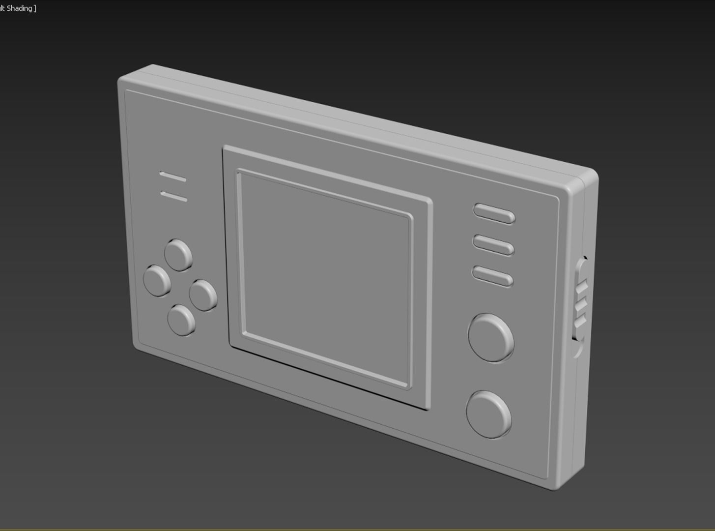 Retro Arcade Pocket Game Low-poly 3D model_8