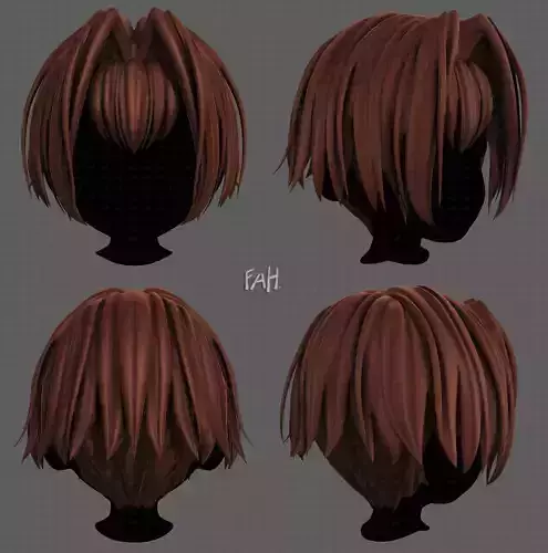 3D Hair style for boy V91