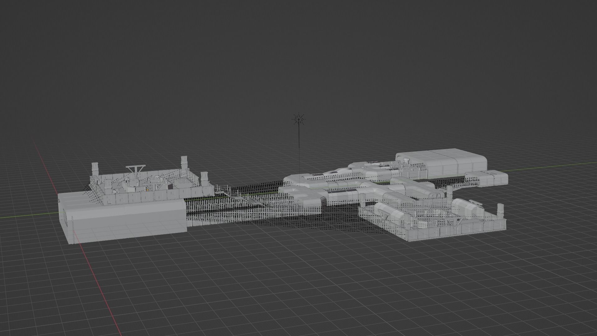 sci fi room part 2 3D model_1