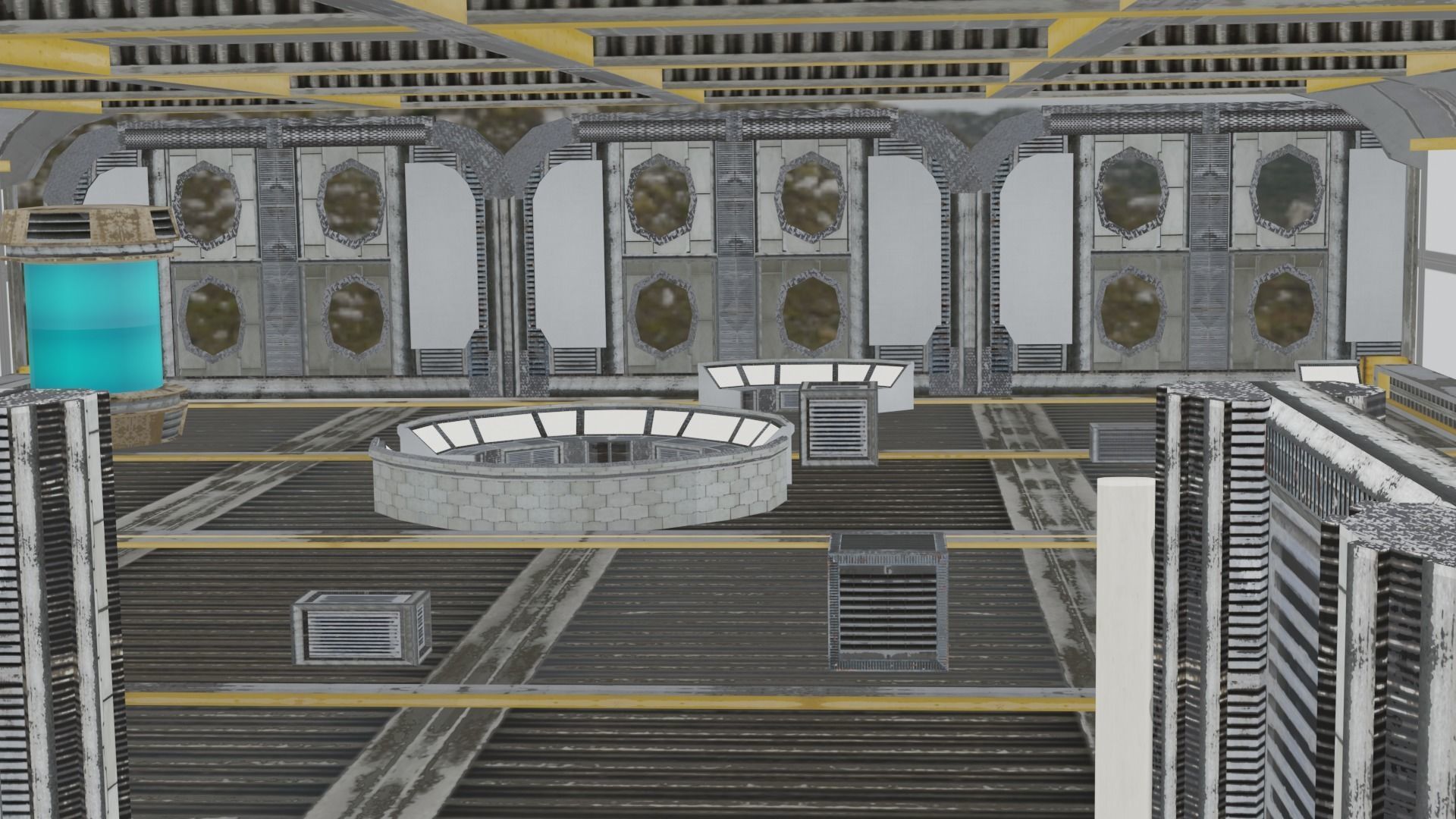 sci fi room part 2 3D model_8