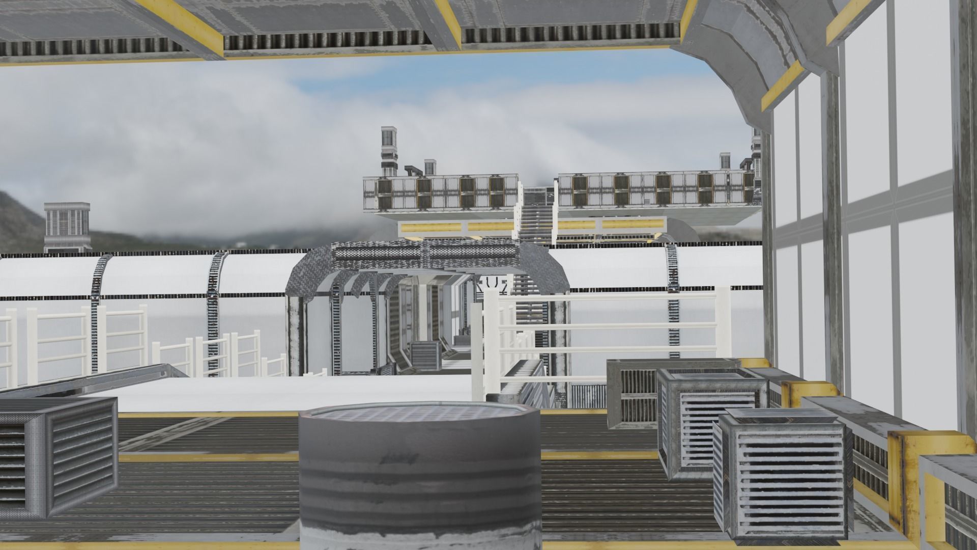 sci fi room part 2 3D model_3