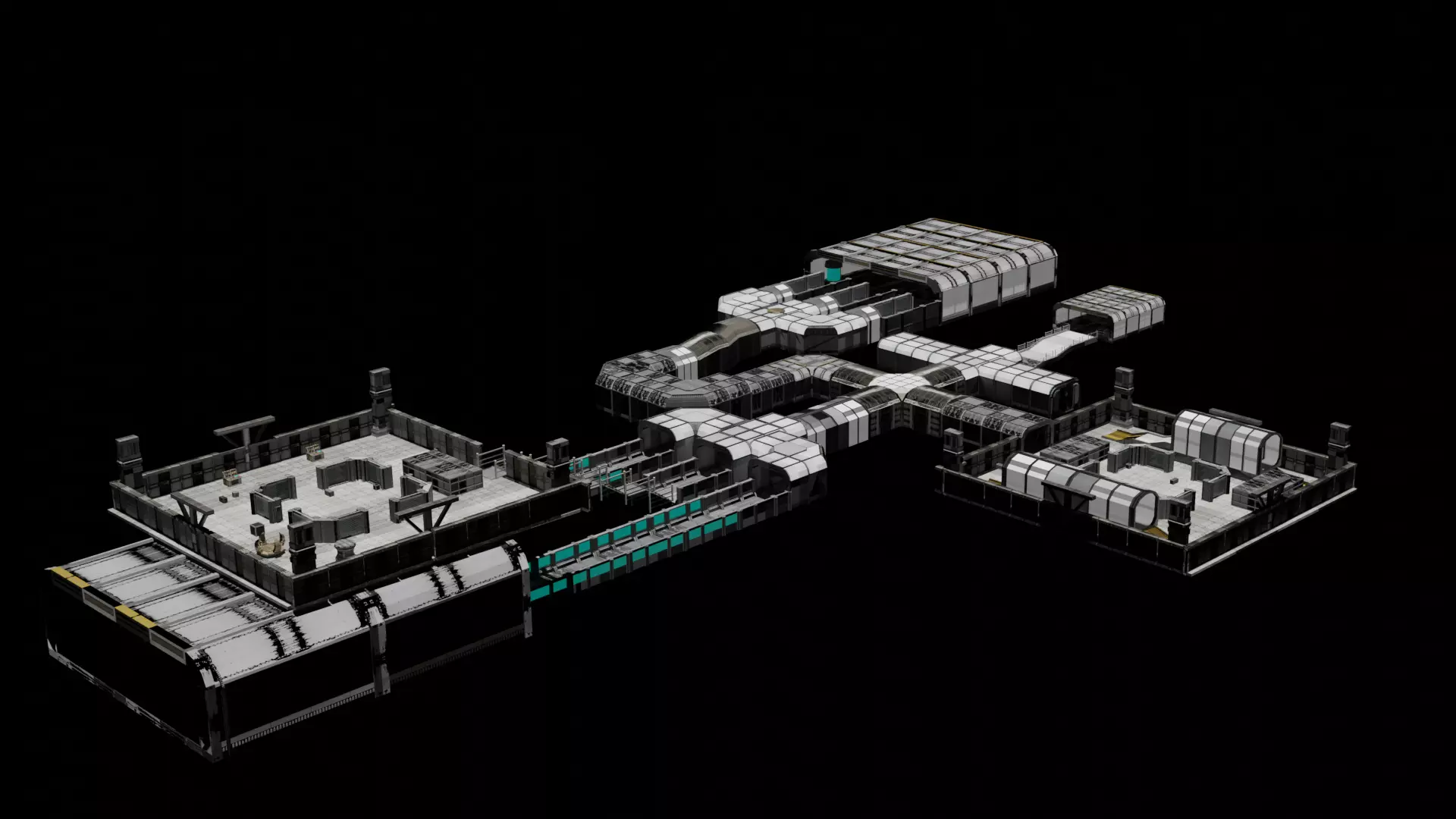 sci fi room part 2 3D model_0