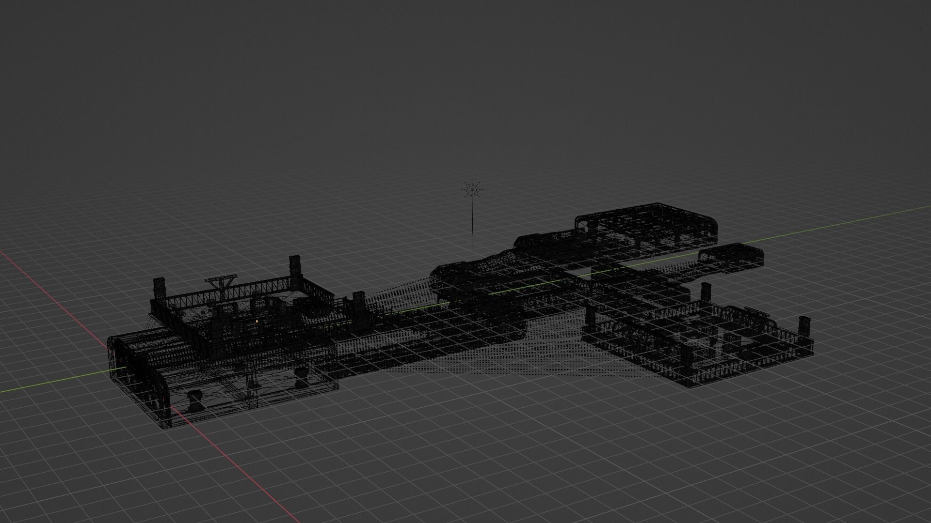 sci fi room part 2 3D model_2