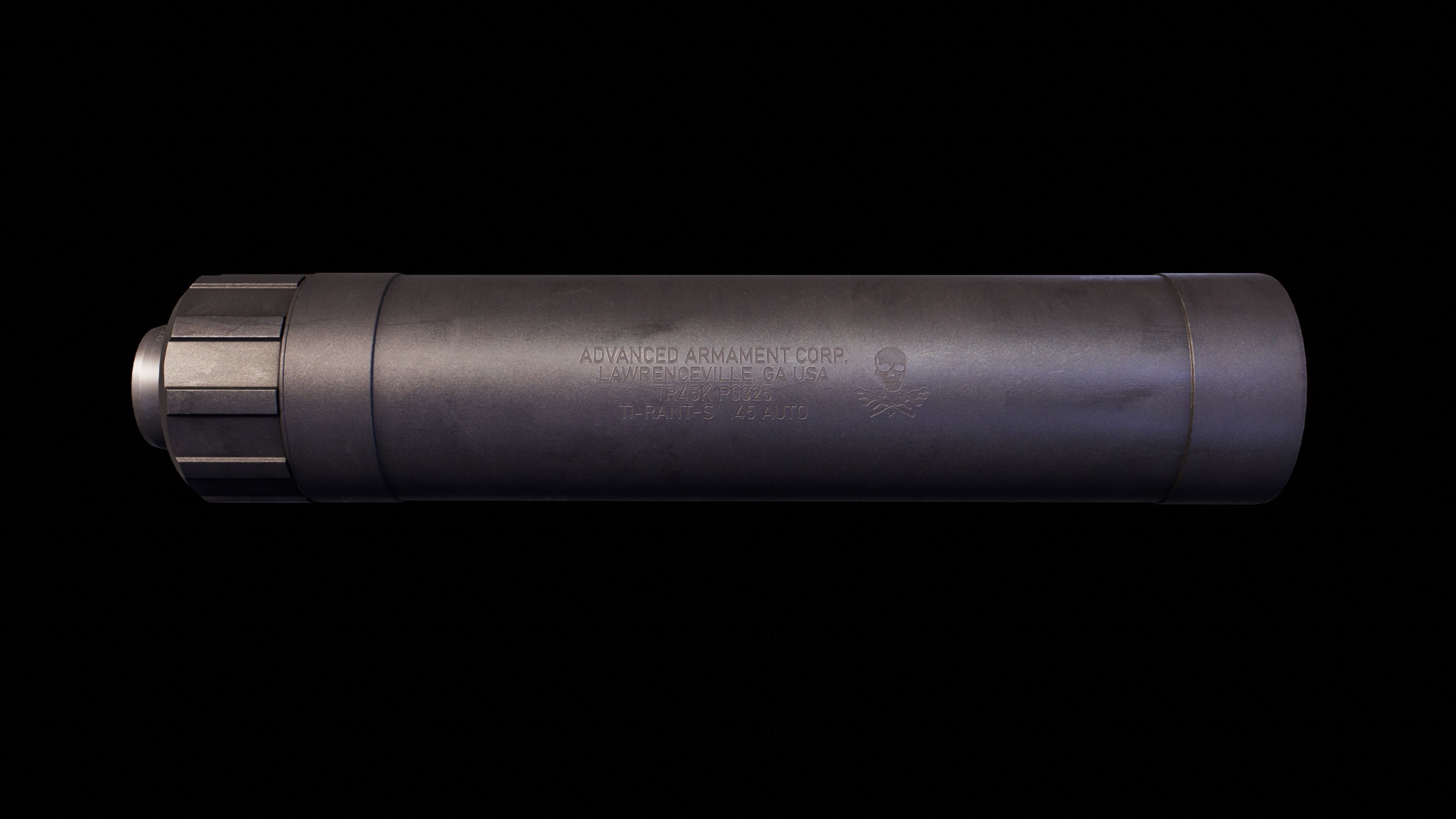AAC Ti-Rant 45S Suppressor Low-poly 3D model_3
