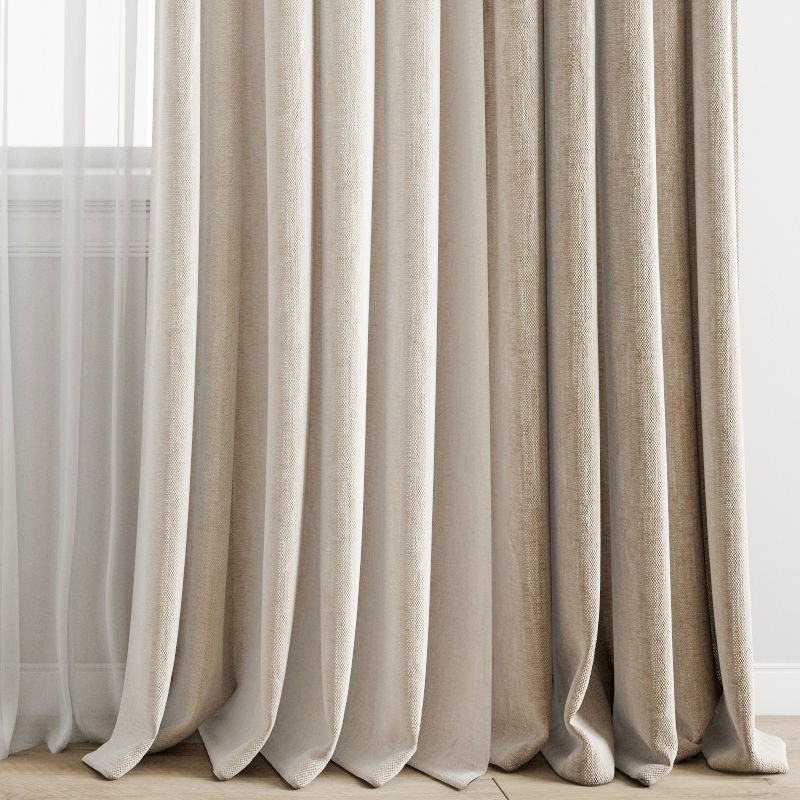 Curtain 341 3D model_8