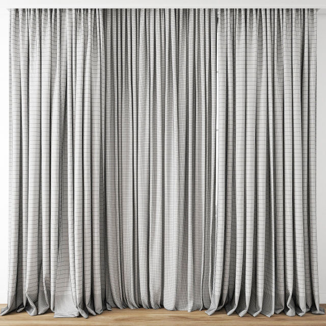 Curtain 341 3D model_4