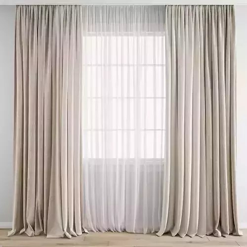 Curtain 341 3D model