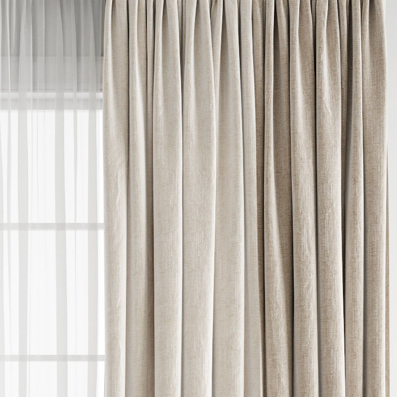 Curtain 341 3D model_9