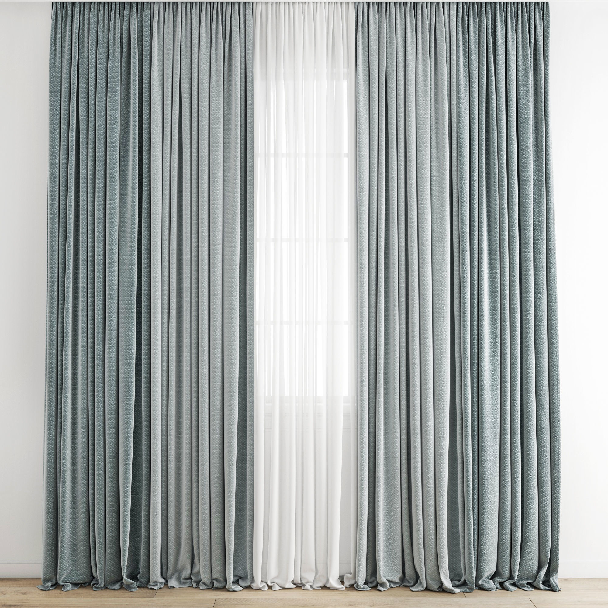 Curtain 342 3D model_4