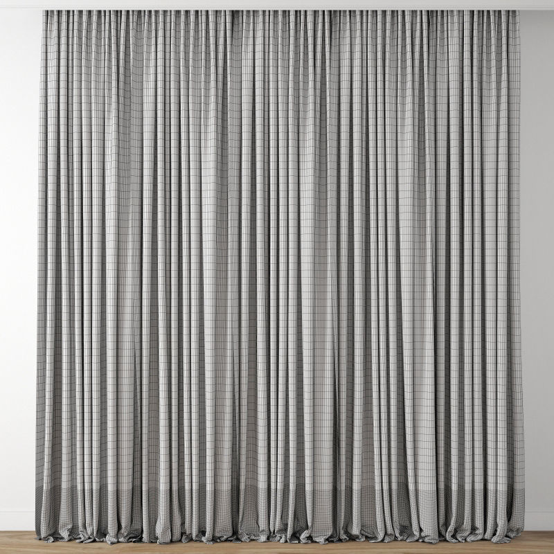 Curtain 342 3D model_3