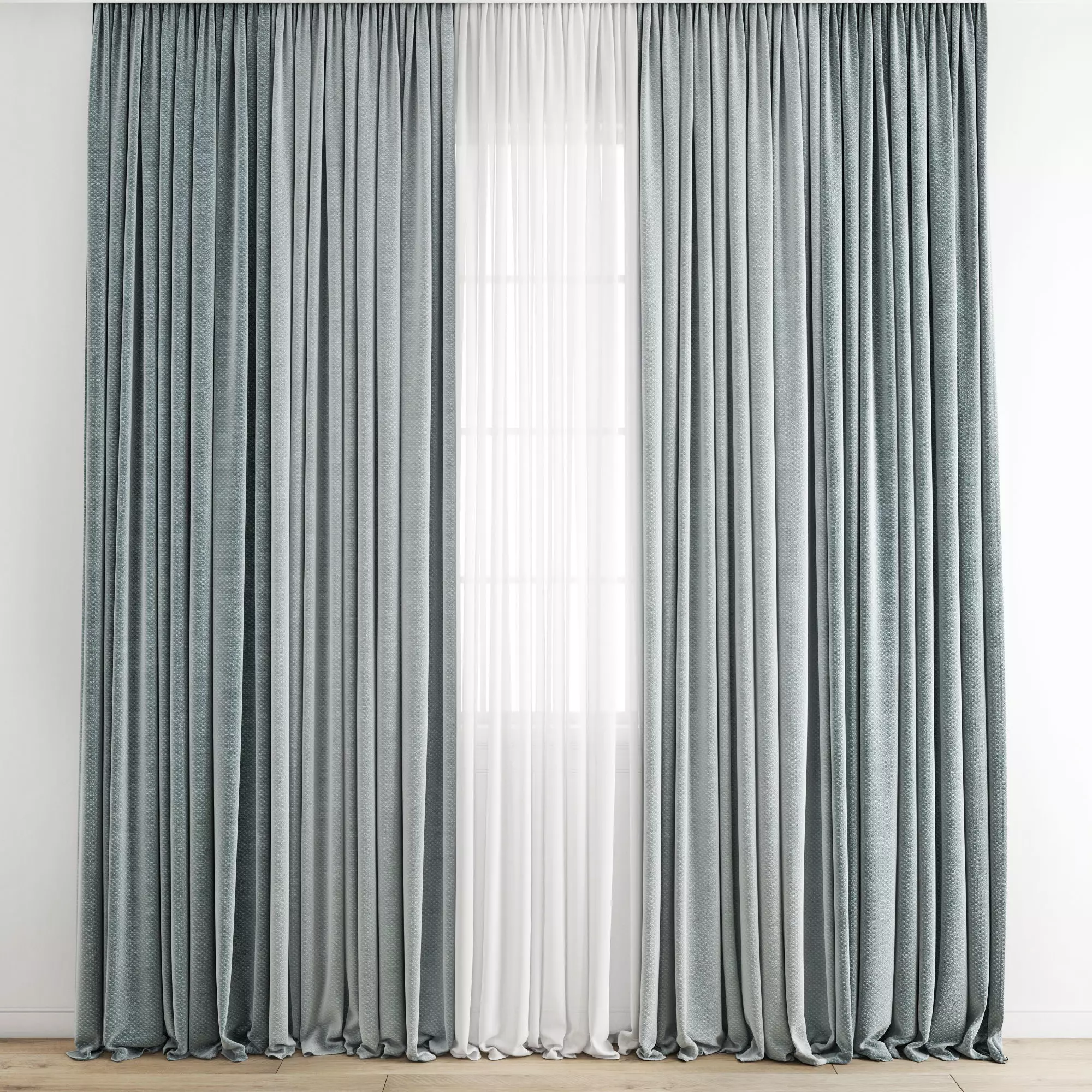 Curtain 342 3D model_0