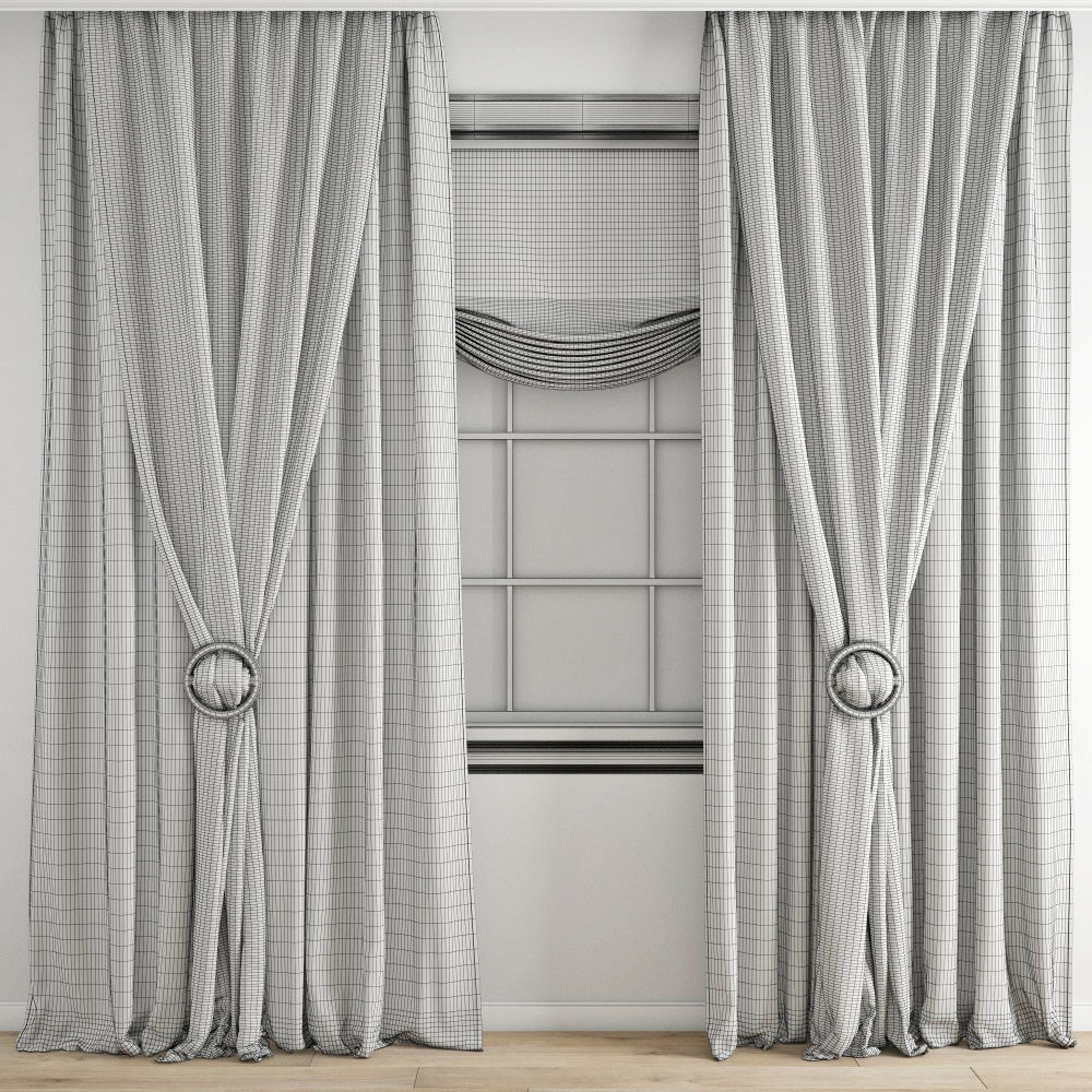 Curtain 343 3D model_8