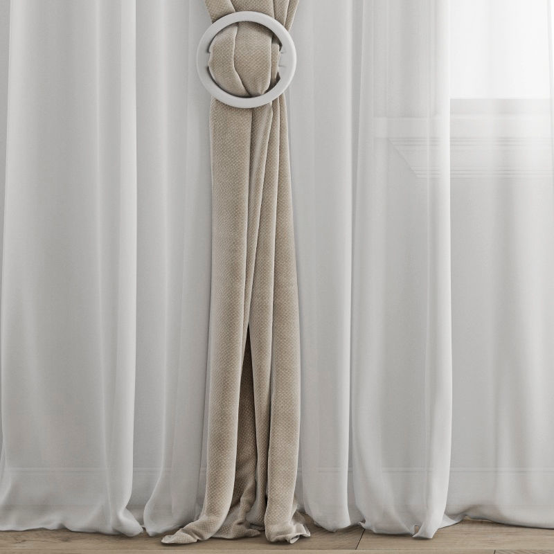 Curtain 343 3D model_7