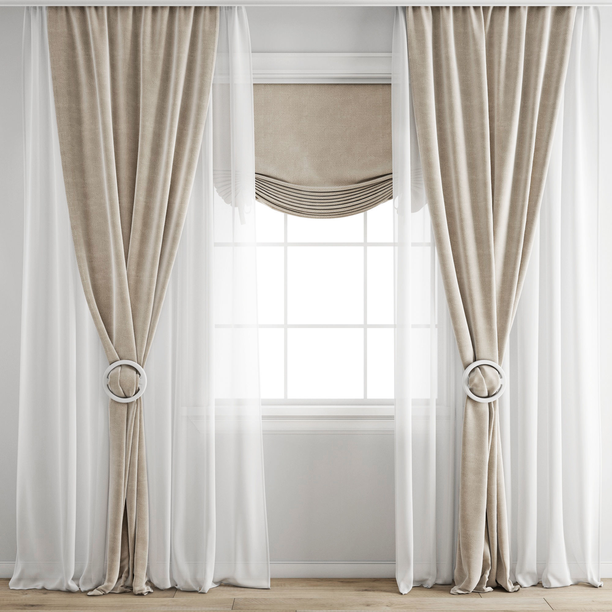 Curtain 343 3D model_5
