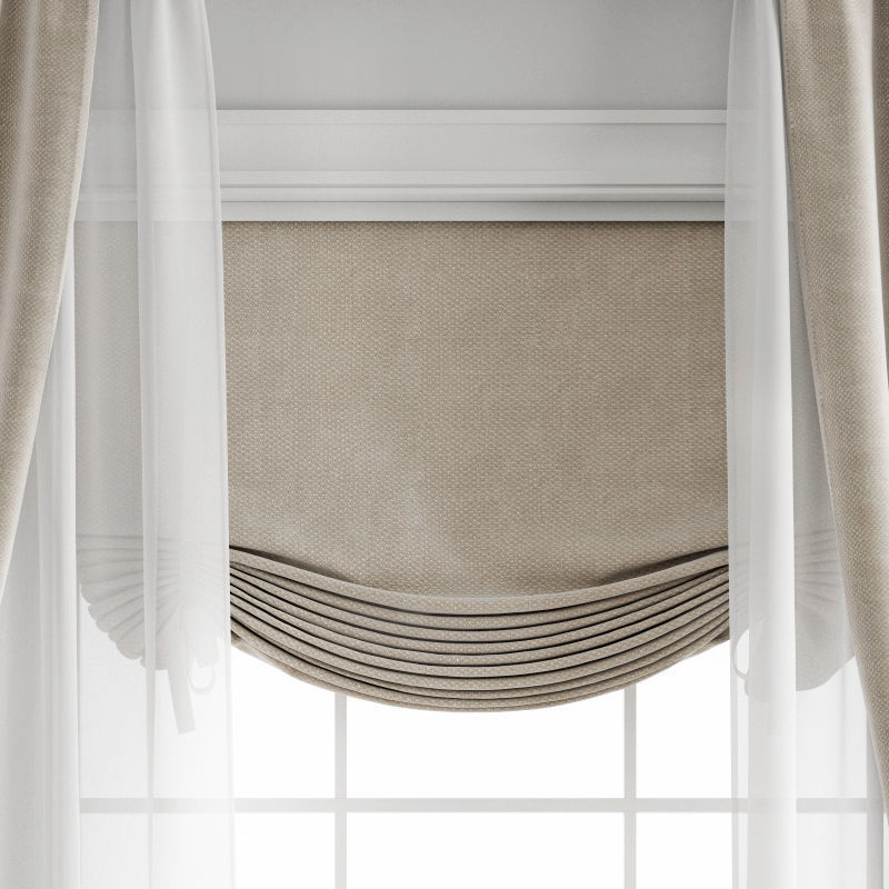 Curtain 343 3D model_3