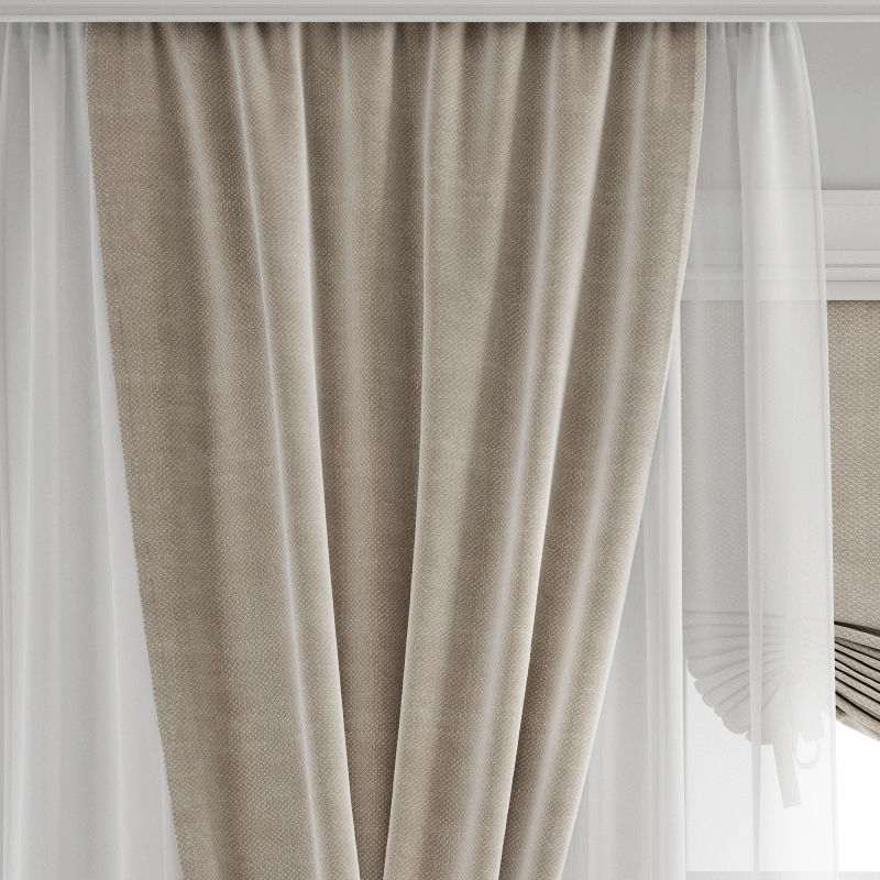 Curtain 343 3D model_6