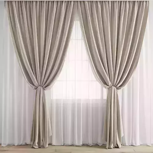 Curtain 344 3D model