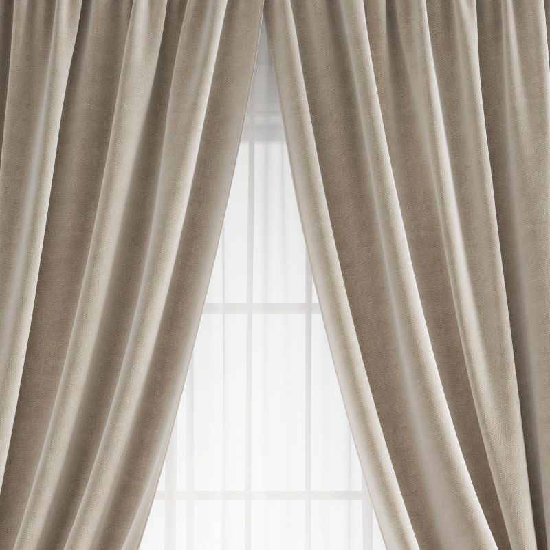 Curtain 344 3D model_3