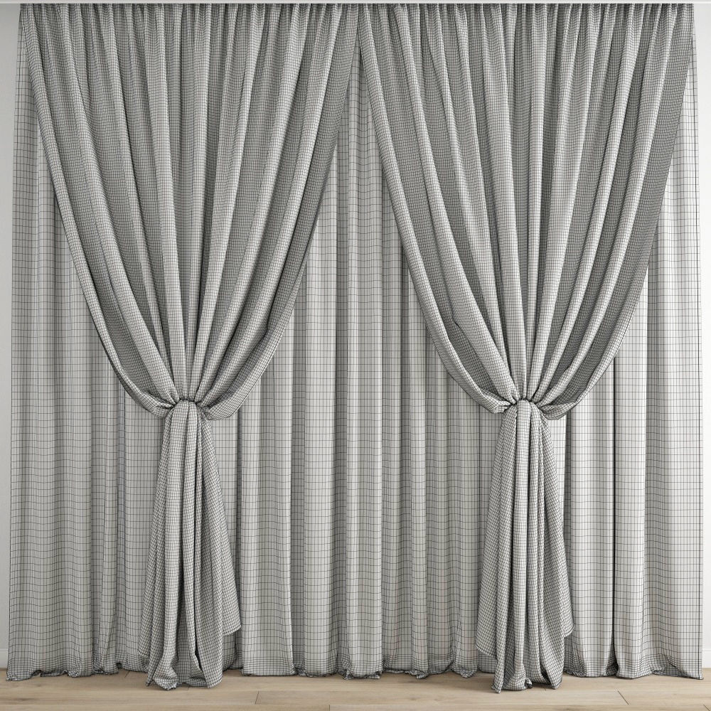 Curtain 344 3D model_4