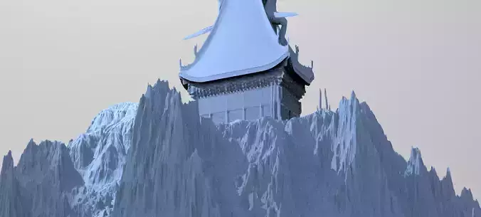 Temple on Great Mountain Top 2 