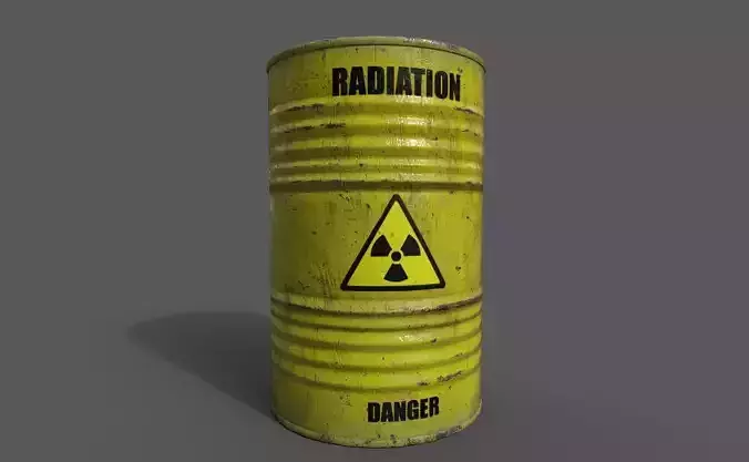 Barrel radiation - PBR Game Ready model