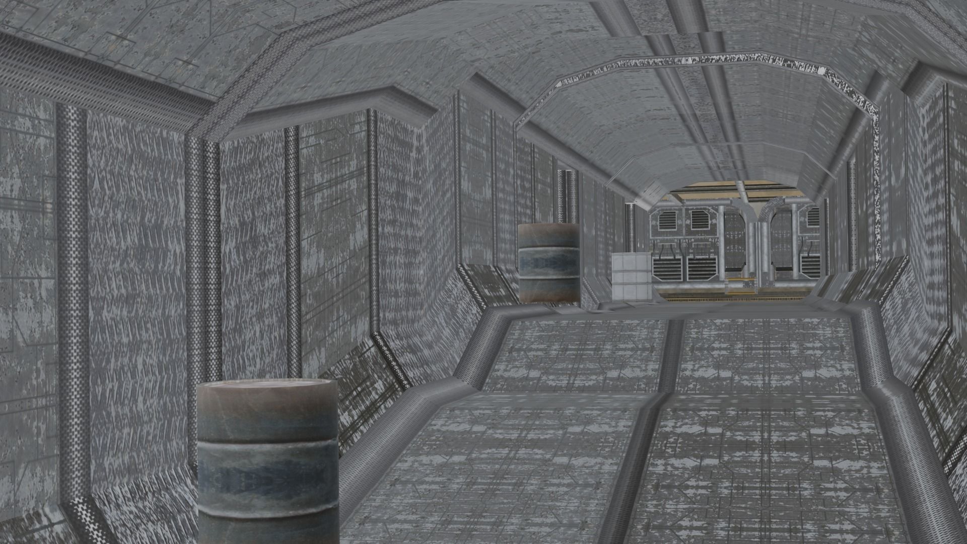 sci fi room package  3D model_12