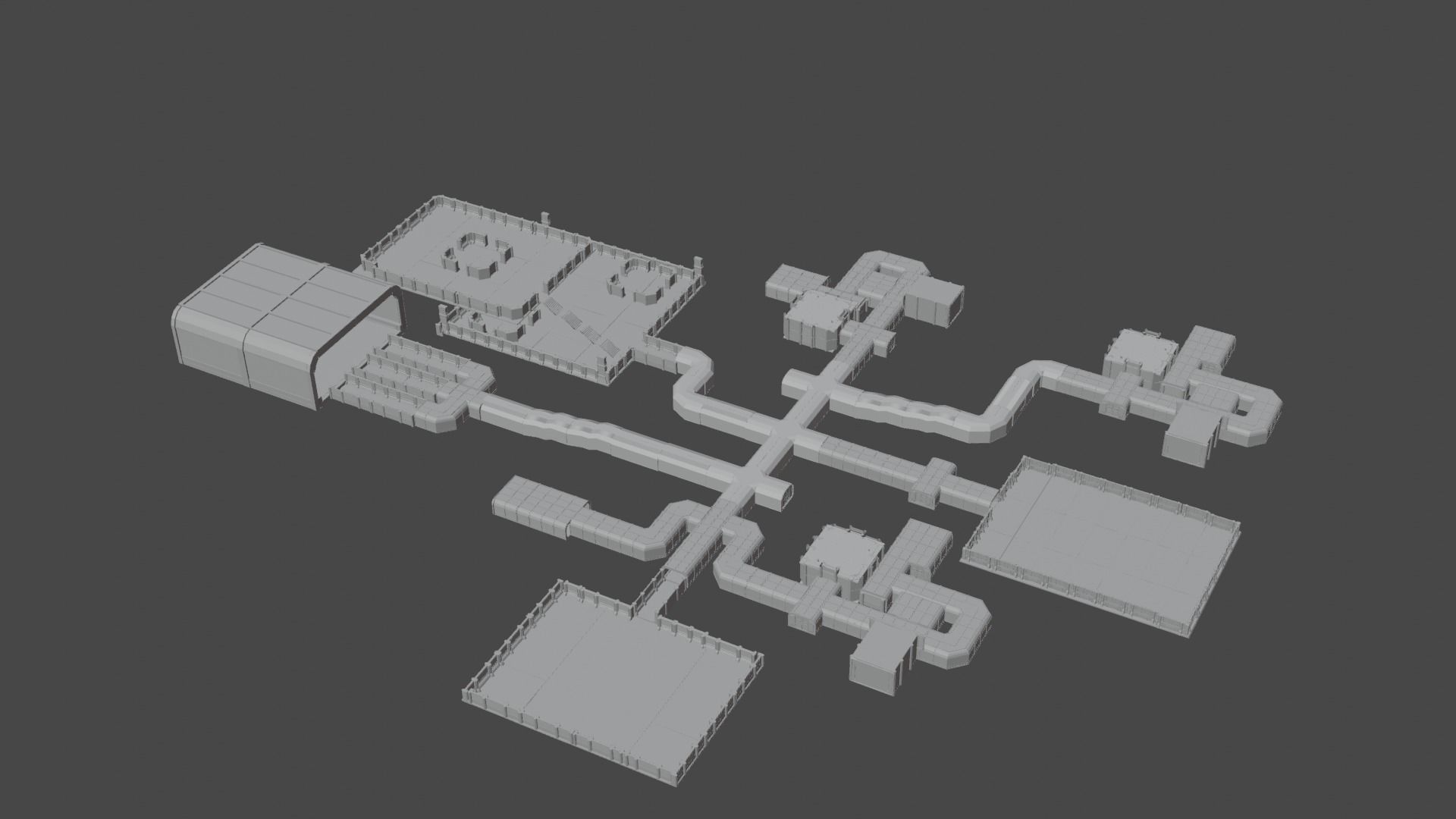 sci fi room package  3D model_31