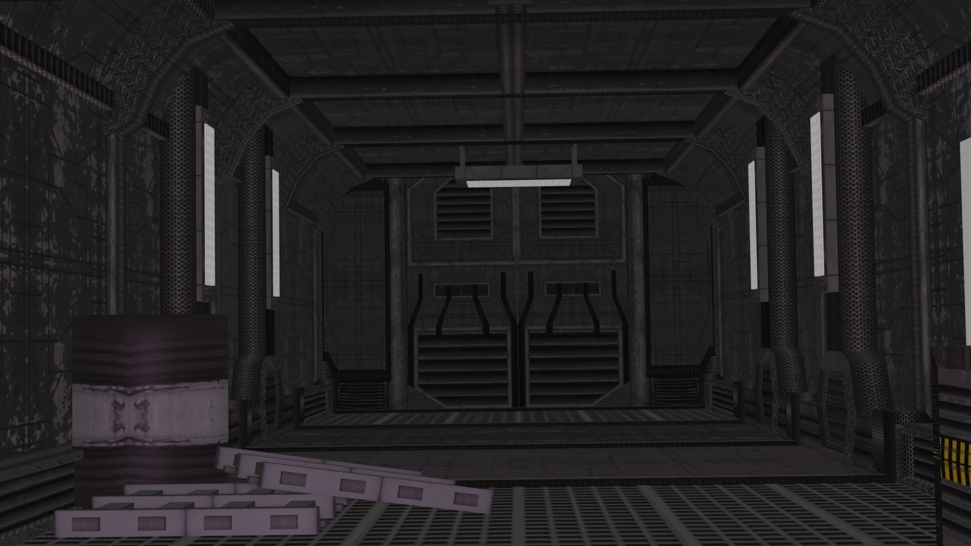 sci fi room package  3D model_18