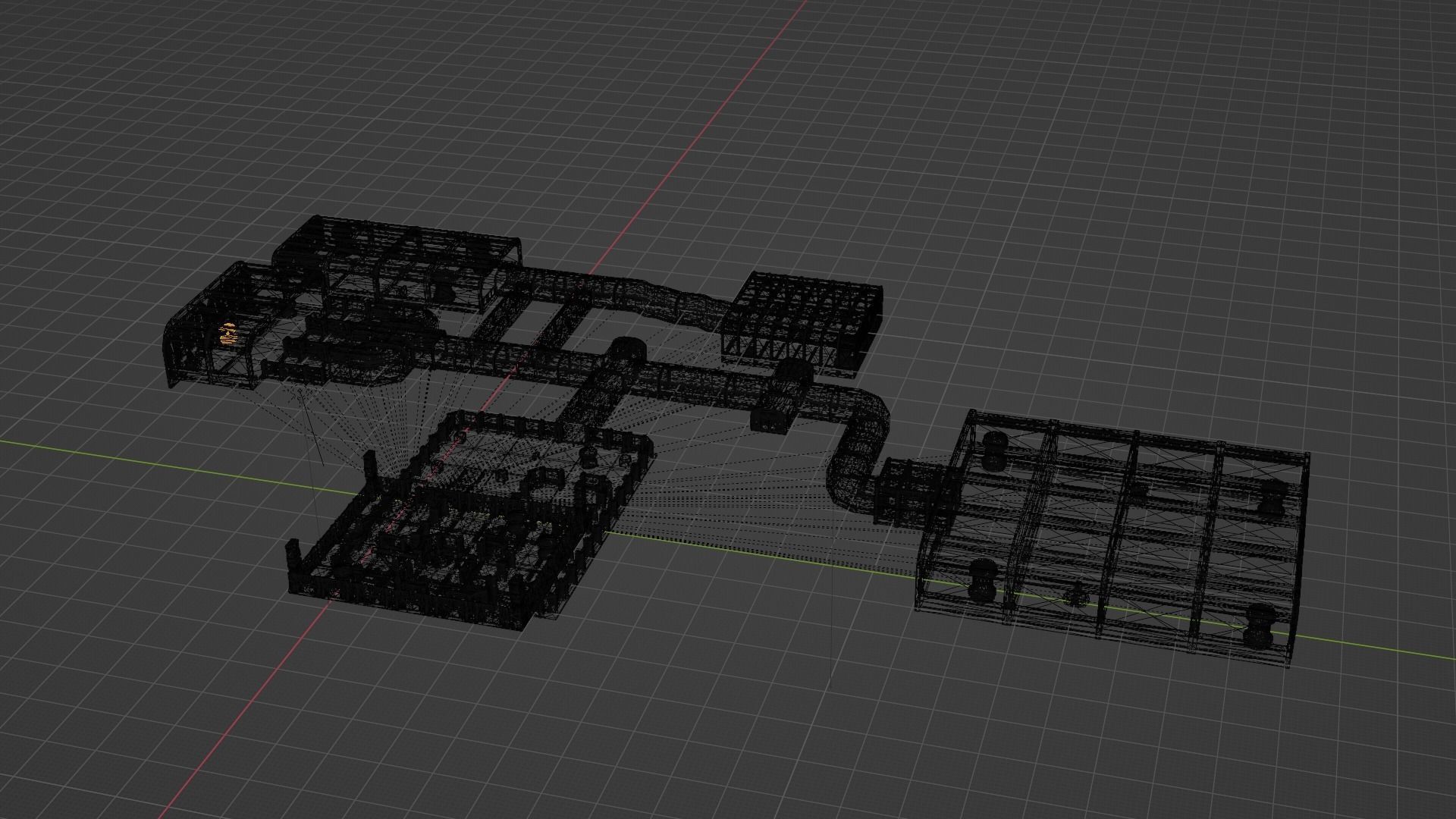 sci fi room package  3D model_35