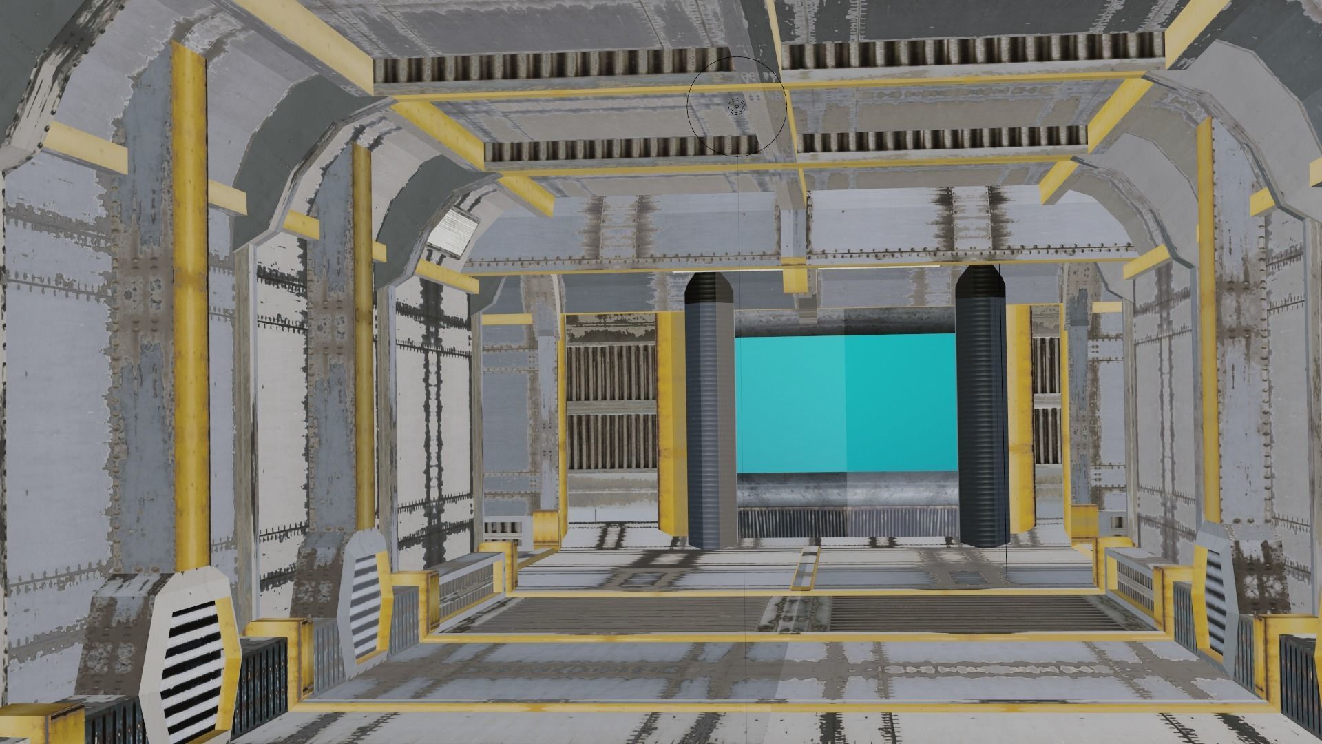 sci fi room package  3D model_20