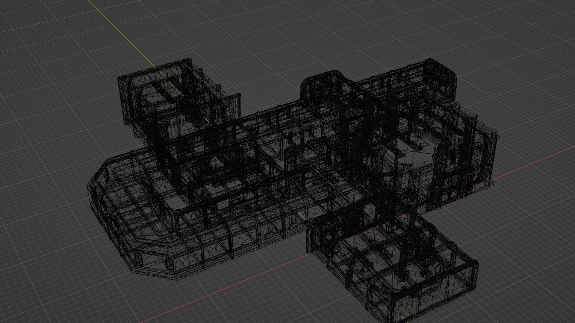 sci fi room package  3D model_19