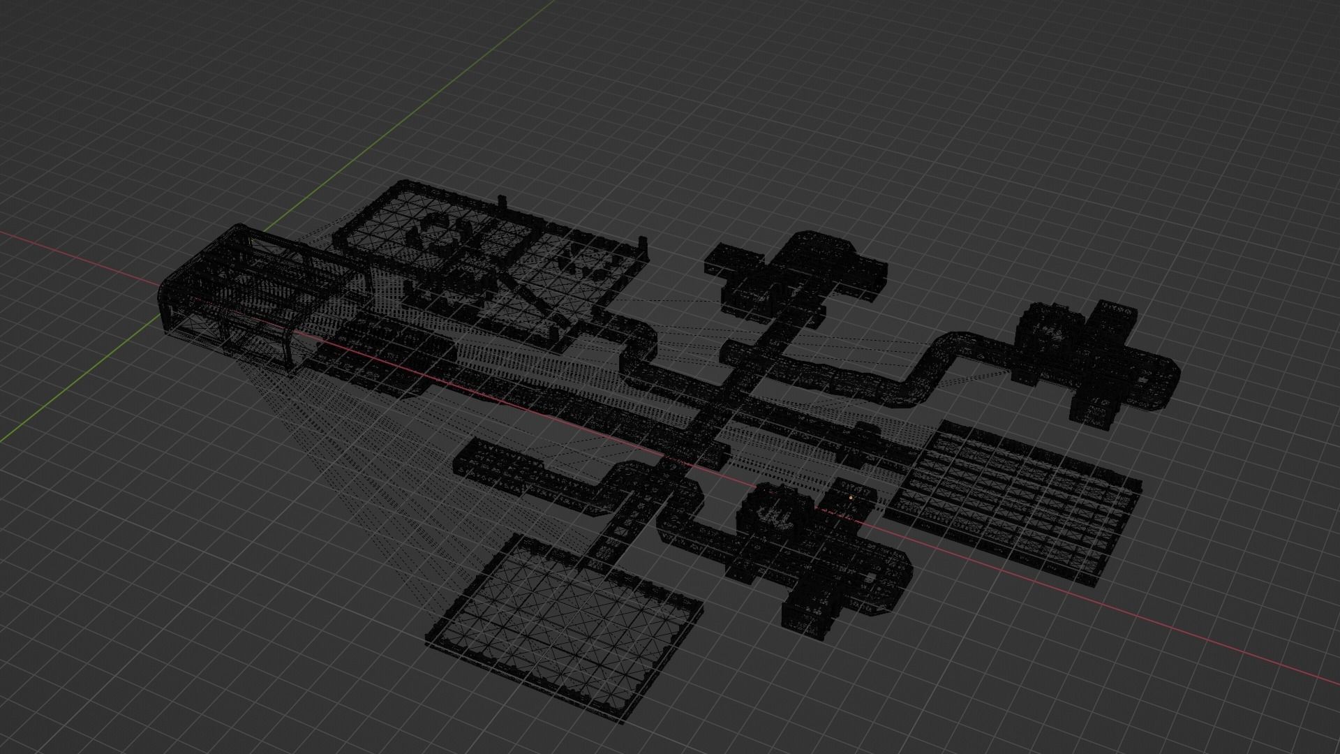 sci fi room package  3D model_3
