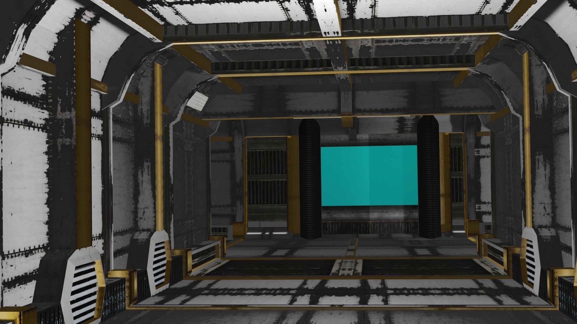 sci fi room package  3D model_54