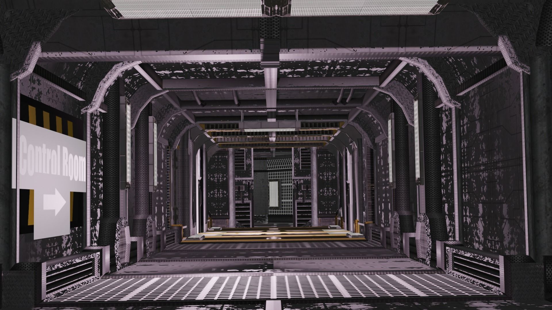 sci fi room package  3D model_52