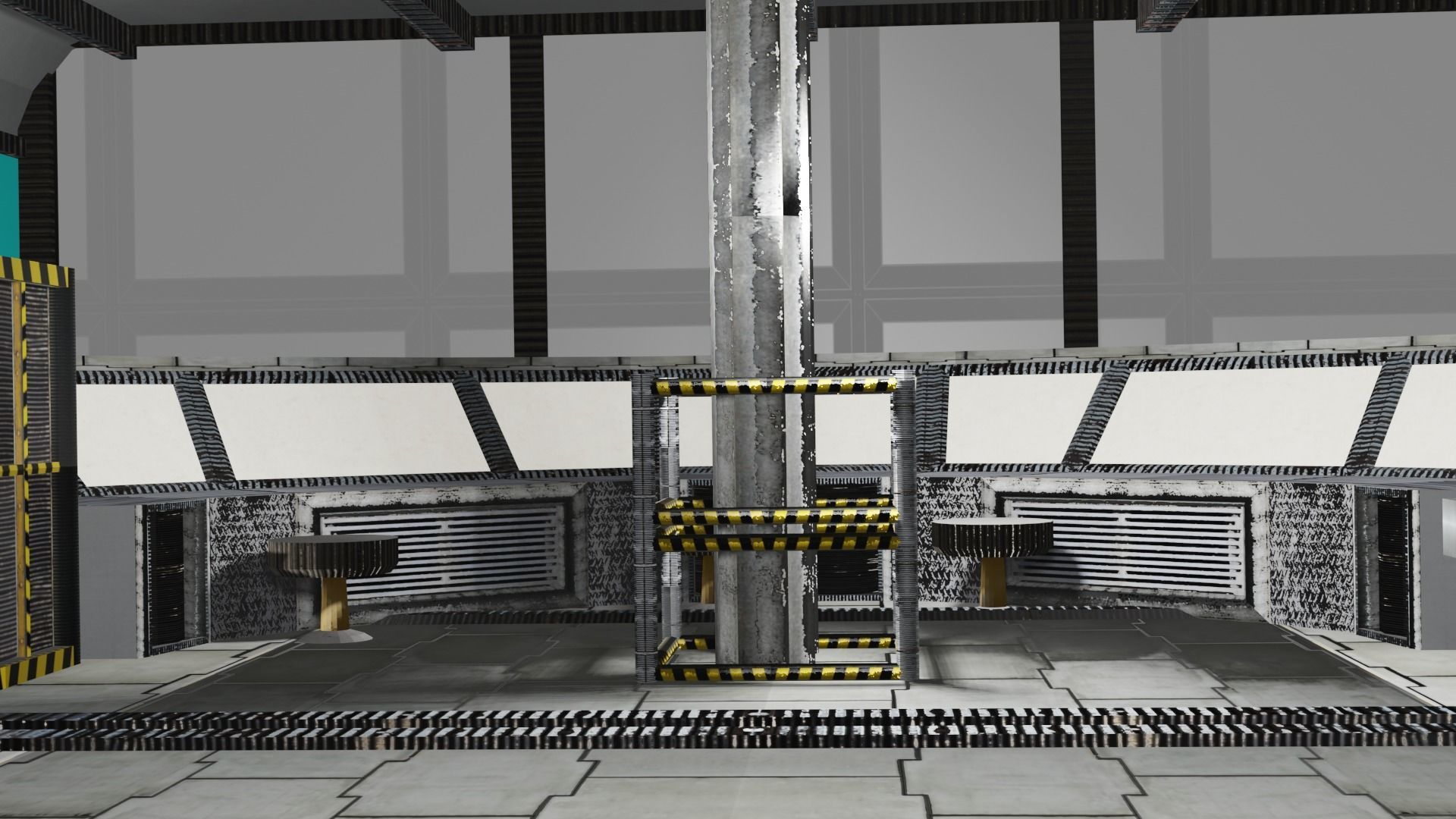 sci fi room package  3D model_5