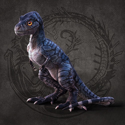 Baby T rex 3D print model