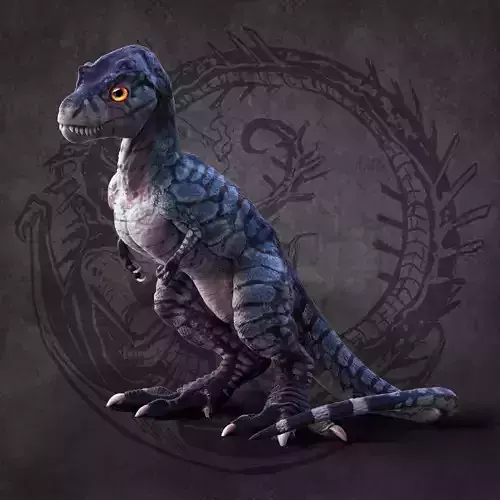 Baby T rex 3D print model