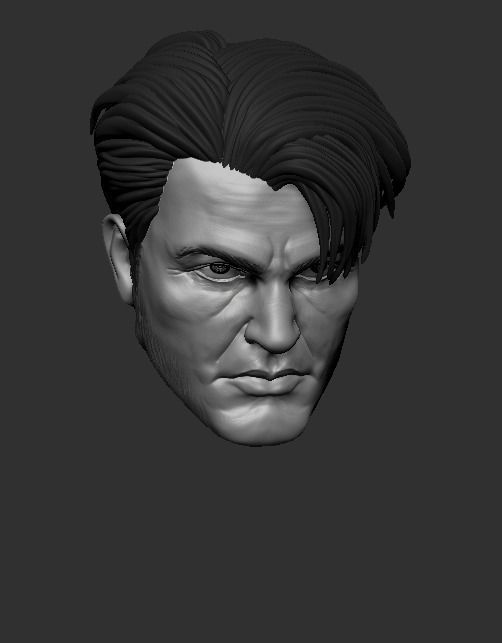 Dolph Lungdren Punisher Head Sculpt 3D print model_2