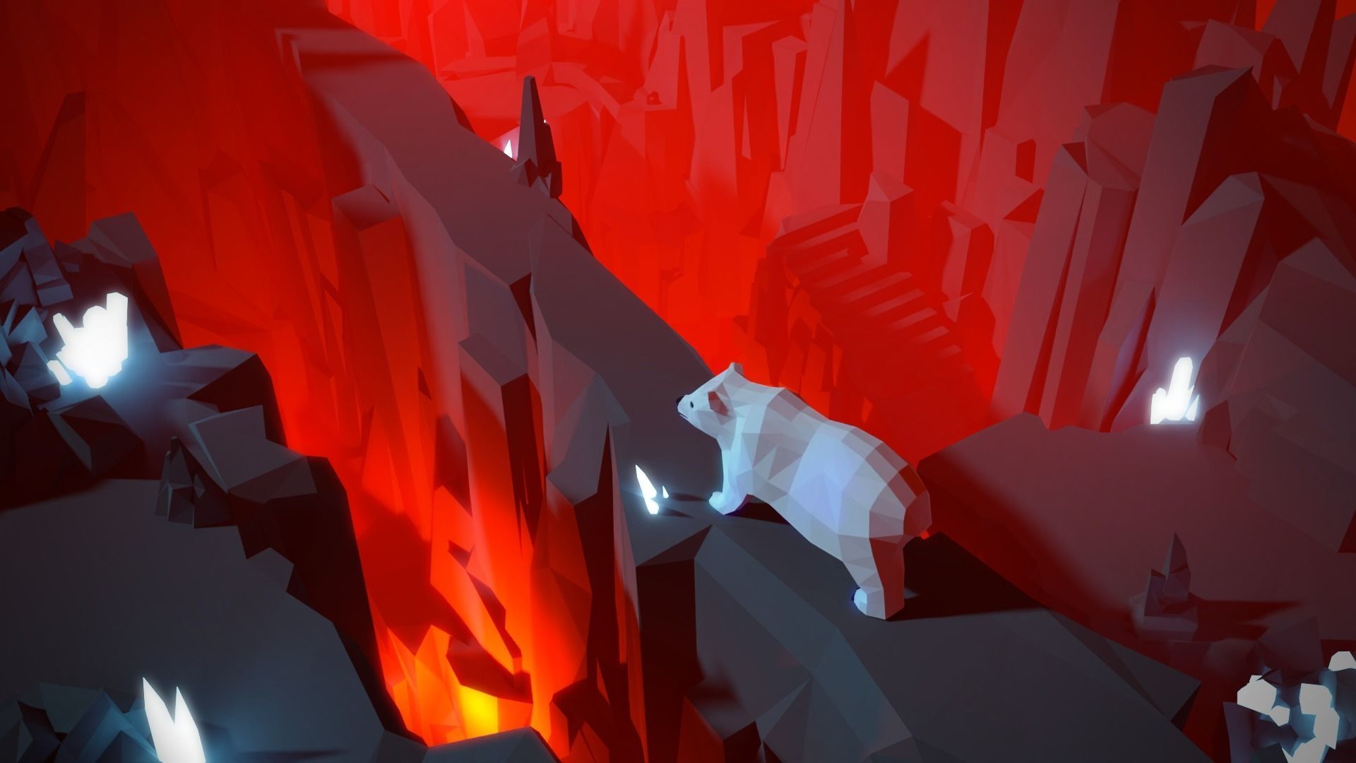 Lowpoly Rock And Stone Mega Pack Low-poly 3D model_4