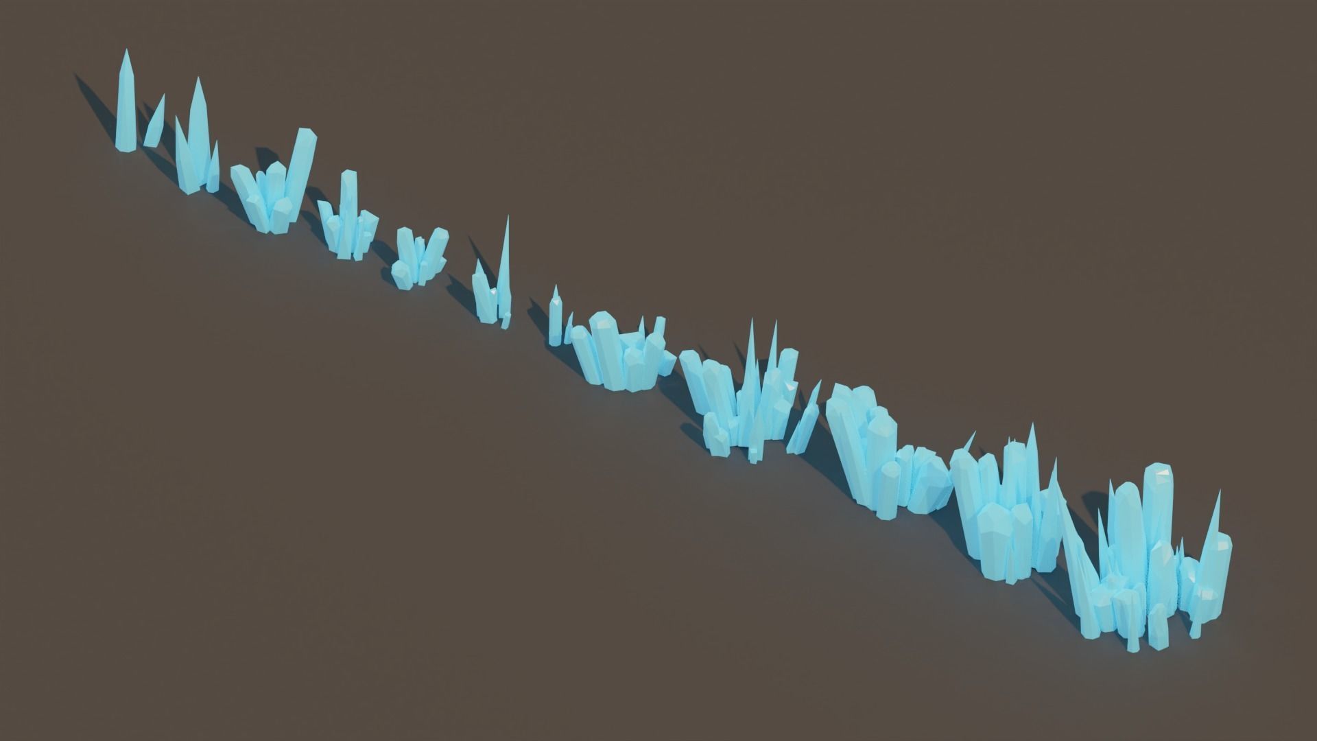 Lowpoly Rock And Stone Mega Pack Low-poly 3D model_18