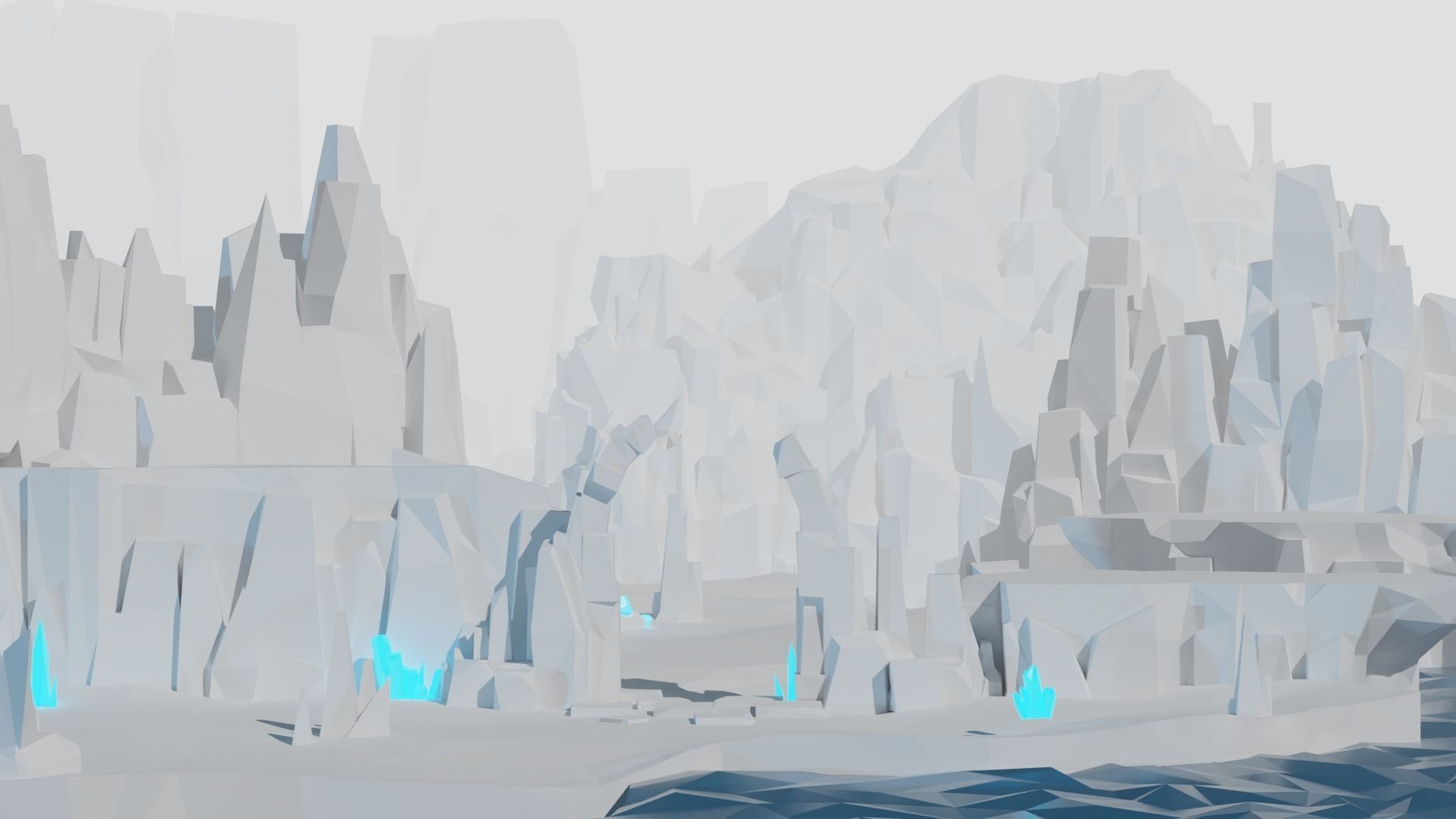 Lowpoly Rock And Stone Mega Pack Low-poly 3D model_36