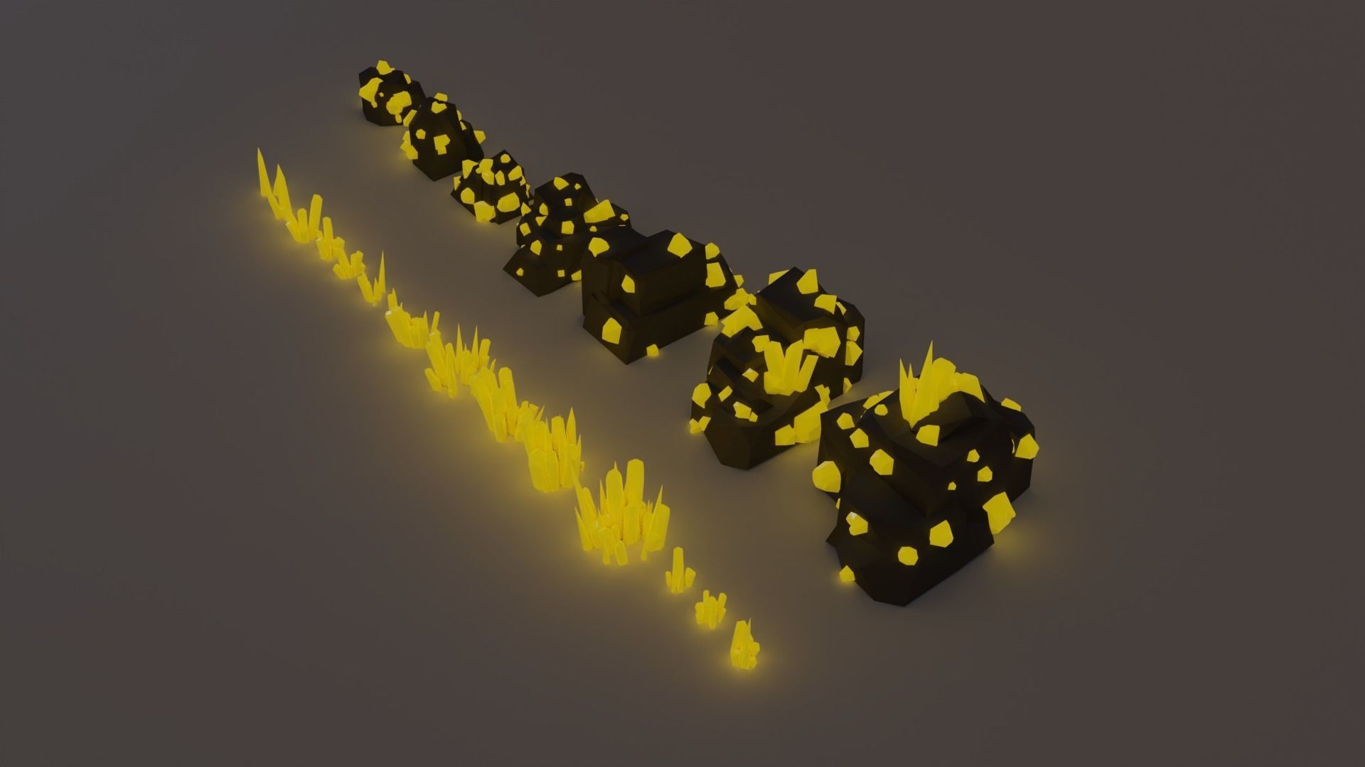 Lowpoly Rock And Stone Mega Pack Low-poly 3D model_22