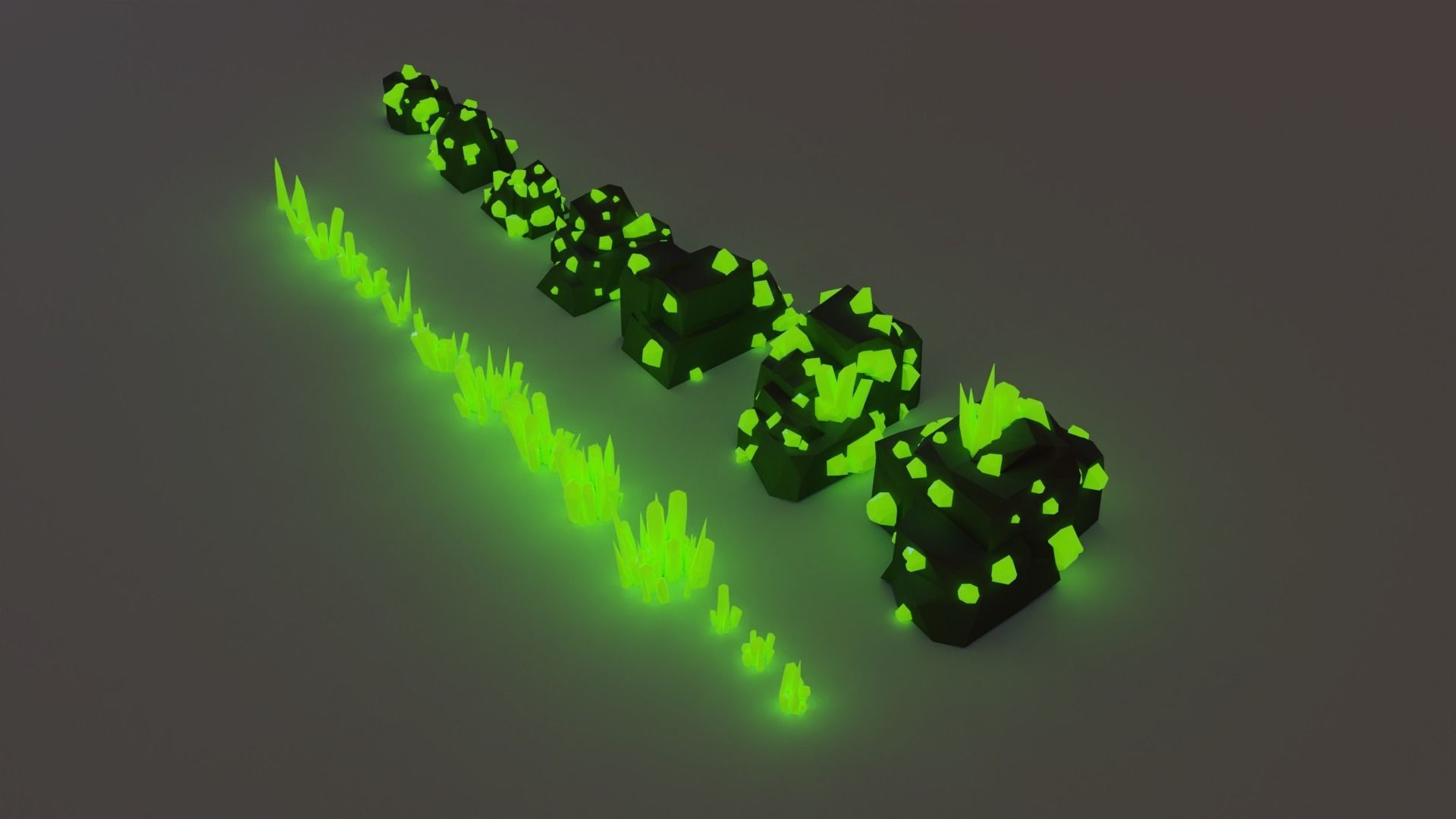 Lowpoly Rock And Stone Mega Pack Low-poly 3D model_25