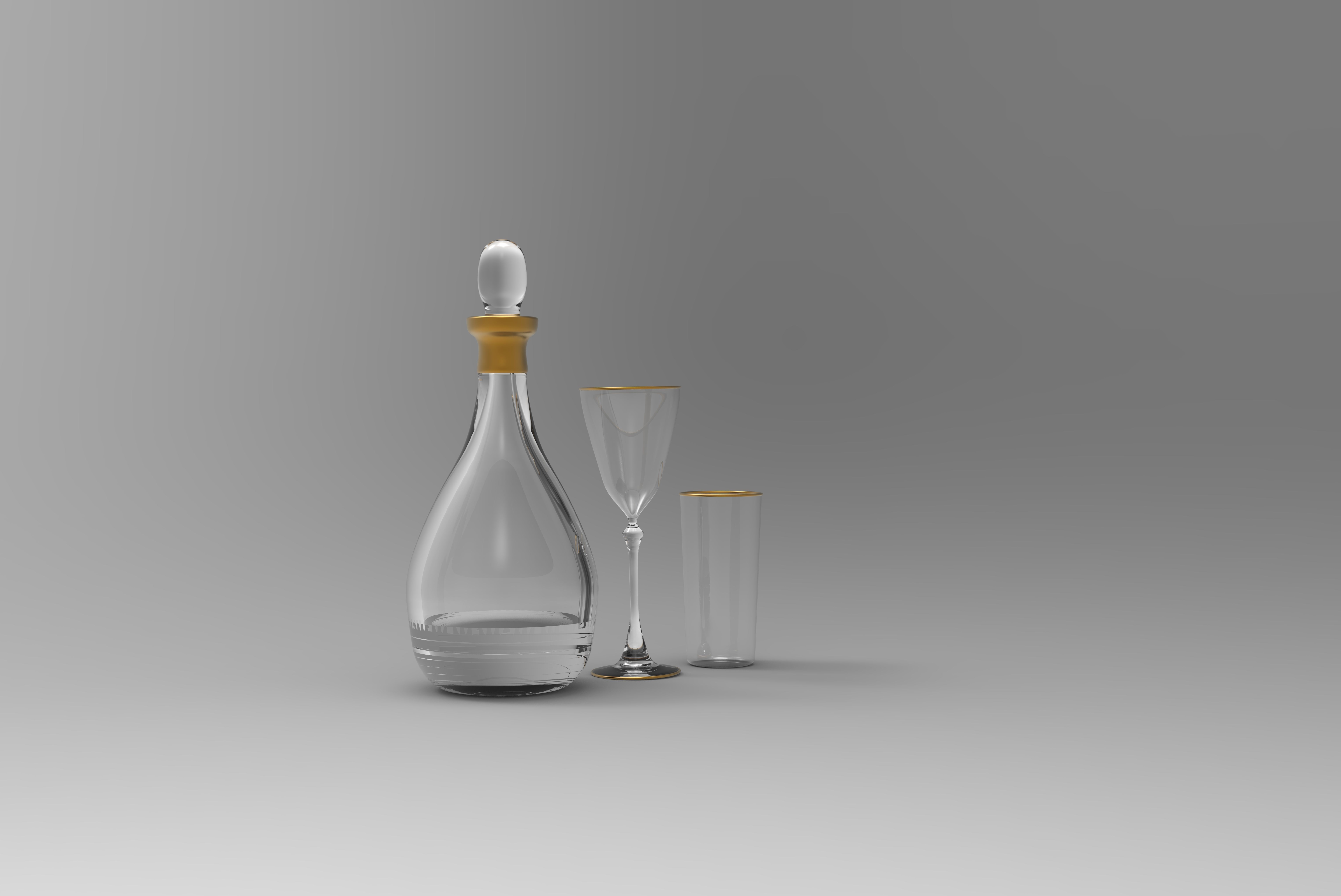 Water Glass 3D model_1