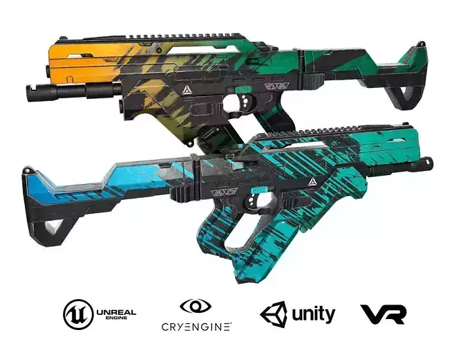 Sci-Fi SMG Raptor and Sea Breeze