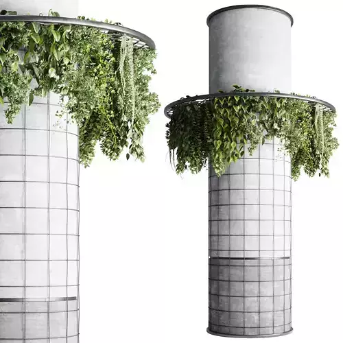 Column plant  3D model