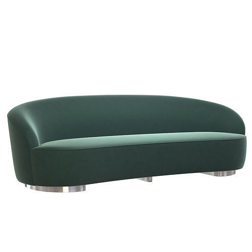   New Moon Sofa Vladimir Kagan curved sofa 3D model