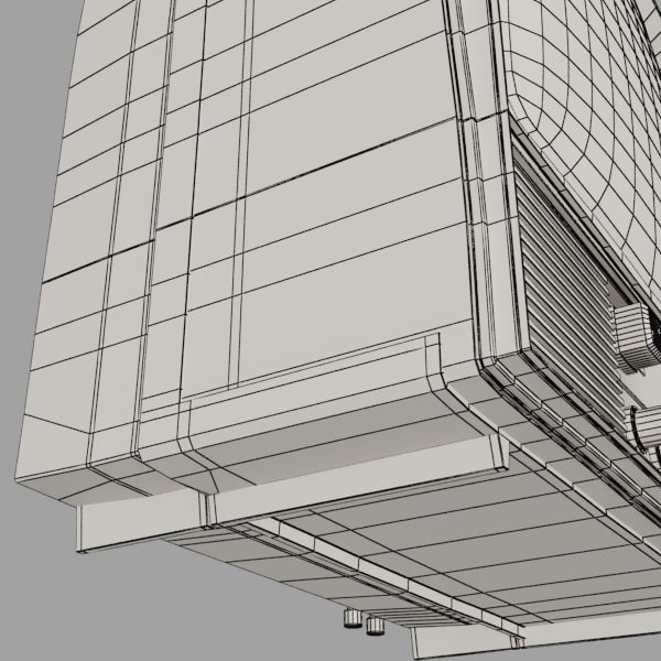 Retro TV High res 3D model_22